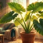 alocasia orecchie di elefante