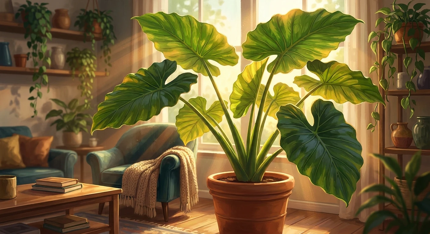 alocasia orecchie di elefante